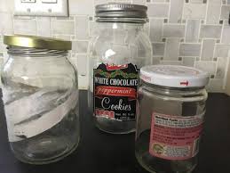 Apply the vinegar with a cloth and rub it onto the sticker. How To Remove Labels From Glass Jars Refresh Living