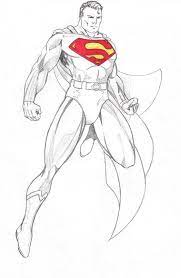 How To Draw Superman Superman Drawing Drawing Superheroes Drawings
