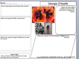 We did not find results for: Georgia O Keeffe Artist Planning Sheet Annotation Support Teaching Resources