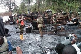 Nigerian army dismantle 18 illegal refineries across Niger Delta region,  arrest 39 oil thieves, recover 60,000 litres of stolen crude (Photos) - The  Street Journal