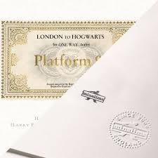 Das komplette set wird gedruckt und aus italien verschickt. Hogwarts Express Ticket Druck Harry Potter Graphic Art Prints By Minalima