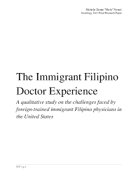 Qualitative research is defined as a market research method that focuses on obtaining data through. Pdf The Immigrant Filipino Doctor Experience A Qualitative Study On The Challenges Faced By Foreign Trained Immigrant Filipino Physicians In The United States Michi Ferreol Academia Edu