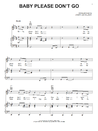 Van Morrison Baby Please Don T Go Sheet Music Pdf Notes Chords Blues Score Piano Vocal Guitar Right Hand Melody Download Printable Sku 95786