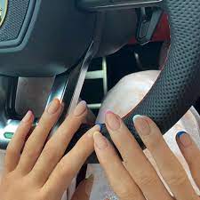 Olive June On Instagram It Ll Only Look Like A Manicurist Came To Your House A Rainbow French Tip Mani Nail Trends Colored Nail Tips Fall Acrylic Nails