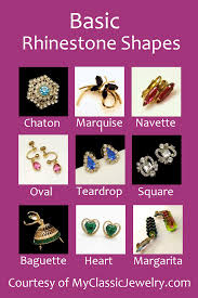 Vintage Rhinestones Shapes And Types My Classic Jewelry