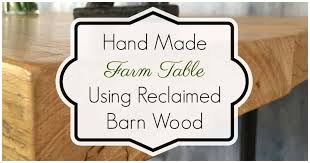 Check spelling or type a new query. How To Build A Farm Table From Reclaimed Barn Wood