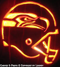 Sports Looney Custom Carved Pumpkins Magic Melons Pumpkin Carving Pumpkin Stencil Seahawks Crafts