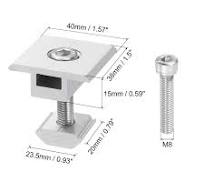 Amazon.com: uxcell 6Pcs Solar Panel Middle Clamp, 30mm ...