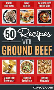 Best Recipes With Ground Beef Easy Dinners And Ground Beef Recipe Ideas Quick Lu Dinner With Ground Beef Beef Recipes Easy Dinners Ground Beef Recipes Easy