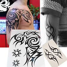 Maybe you would like to learn more about one of these? Kotbs 2 Sheets Waterproof Large Temporary Tattoos Men Tribal Totem Tattoo Sticker Make Up Body Art Fake Tattoo Buy Online At Best Price In Uae Amazon Ae