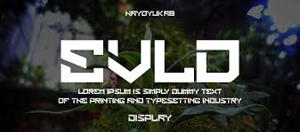 evlo Font Family Download