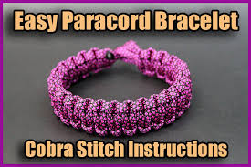 Check spelling or type a new query. Easy Paracord Bracelet Instructions Cobra Stitch Diy Crafts