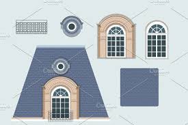 Set Of 12 Different Building Facades Facade Design Facade House Building Facade