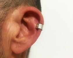 Ear Cuff Non Pierce Ear Cuff Wide Sterling Silver Ear Cuff Etsy Ear Cuff Ear Cuff Earings Silver Ear Cuff