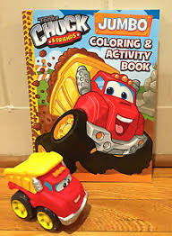 They will provide hours of coloring fun for kids. Jumbo Tonka Chuck Friends Coloring Activity Book 4 Chuck The Dump Truck Ebay