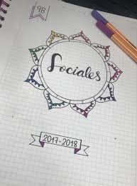 Cuaderno Marcado De Sociales Decoracion De Cuadernos Cuadernos Marcacion De Cuadernos