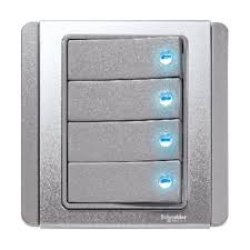 Technically a switch is an electrical component that can break electrical circuit by interrupting the current or diverting it from one conductor to another. Electrical Sockets And Electrical Switches Light Switches Schneider Electric India