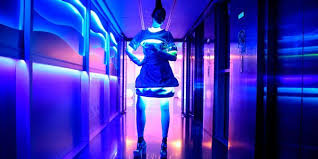 Azafatas Del Futuro Luces De Colores Eventos Corporativos Productos Innovadores