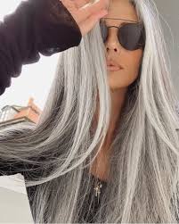 Pin By Kurt Von Schleicher On Hair Goals Long Gray Hair Grey White Hair Grey Hair Inspiration