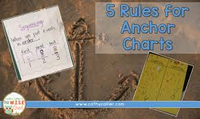 5 rules for anchor charts the w i s e owl