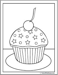 Here are some free printable birthday cake coloring pages, print them and enjoy the coloring time. 40 Cupcake Coloring Pages Free Coloring Pages Pdf Format For Kids