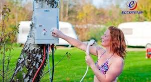 Durc Hlauferhitzer Im Garten Warmwasser Mit Gas Energieeinsparung Sicherheitsventil Heizungssysteme