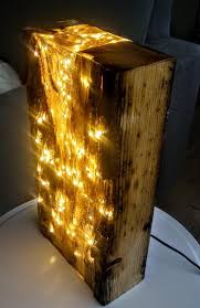 Resin Lamp Reclaimed Antique Pine Wood And Resin Light Image 3 Light Sculpture Epoxy Resin Wood Resin Wall Art