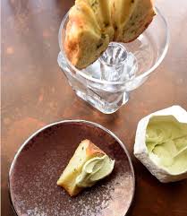 our pick and pic of the day savory alsatian kougelhopf with chive fromage blanc served in our sinstella glassware at the g food presentation savory alsatian