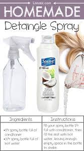 Pin By Jessica Rudenis On Homemade Everyday Items Diy Hair Detangler Detangler Spray Hair Detangler