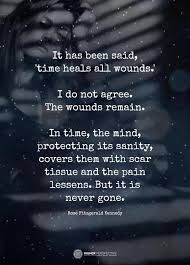 There are some who believe that time heals all wounds. Who Said Time Heals All Wounds Quote