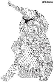 The Cute Elephant From Awesome Animals Elephant Coloring Page Abstract Coloring Pages Mandala Coloring Pages