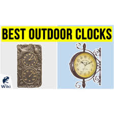 In addition, it has an attractive border that will blend in well with. Top 10 Outdoor Clocks Of 2020 Video Review