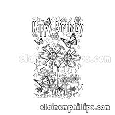 Happy Birthday Printable Card Color Me A Birthday Card Etsy Coloring Birthday Cards Birthday Coloring Pages Happy Birthday Printable