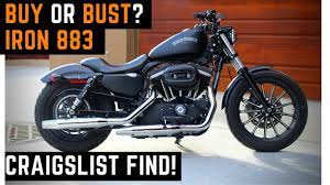 Buying Used Harley Iron 883 Sportster On Craigslist Test Ride Review Impressions 2013 Xl883n Youtube