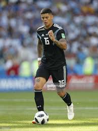 Marcos rojo of argentina celebrates with lionel messi after scoring his team's second goal during the 2018 fifa world cup russia group d match between. Marcos Rojo Of Argentina During The 2018 Fifa World Cup Russia Group D Match Between Argentina And Iceland At The Spartak Stadiu Fifa Futebol Futebol Argentino