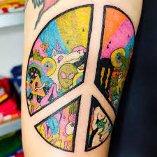 Peace tattoos or inner peace tattoos are perfect for guys who are trying to get through something your peaceful tattoos can be done in only black ink, without any peace symbol tattoo designs all over! 30 Tattoos That Symbolize Peace 2021 Updated Saved Tattoo