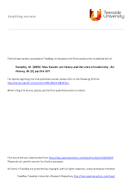By going through the process of becoming a credentialed or certified history teacher, one will be authorized to teach history and other social sciences for example, if you want to write a descriptive essay about your trip to the park, you would give great detail about what you experienced: Pdf Max Dvorak Art History And The Crisis Of Modernity Matthew Rampley Academia Edu