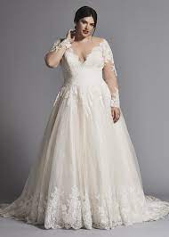 22 Designer Plus Size Wedding Dresses That Prove Your Body Is Perfect As Plus Size Wedding Dresses With Sleeves Plus Wedding Dresses Wedding Dress Long Sleeve