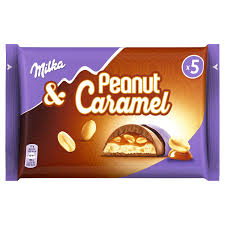 Barres Chocolatees Caramel Et Cacahuete Milka Chocolat Au Lait Caramel Barres Chocolatees
