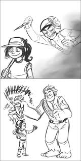 Wreck It Ralph X Team Fortress 2 Fusion Art Scout Vanellope Spy Turbo And Heavy Ralph Team Fortress 2 Team Fortress Cute Comics