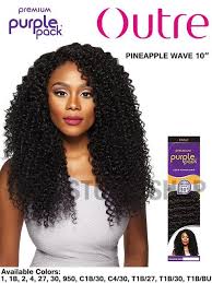 Outre Premium Purple Pack 100 Human Hair Pineapple Weave 10 Pineapple Hairstyle 100 Human Hair Curly Weave Hairstyles