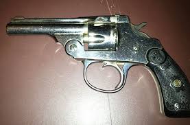 Iver johnson target model 55a revolver.22 caliber brown plastic grips color case hardened trigger and wide hammer milled front sight, groove iver johnson model 1900.38 cal revolver and holster double action, model 1900.38 cal. Gun Of The Week 4 Iver Johnson Safety Hammer Automatic Double Action Revolver Crypticpunk Krip Tik Puhngk