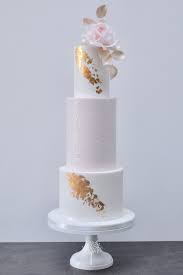 Pink Sparkle Wedding Cake By Blossom Tree Cake Company Harrogate North Yorkshire Sparkle Wedding Cakes Tree Cakes Cake