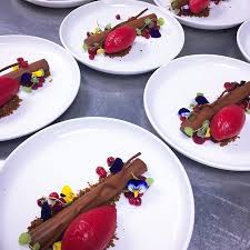 This Year First Christmas Event Why Wait Christmas Chocolate Lingonberry Lingonberry Sorbet Lingonberry Fluid Gel Gingerbread Crumble Pastrychef P