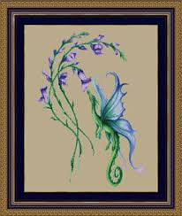 Little Snap Dragon Cross Stitch Chart