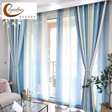 Byetee Patterned Kitchen Curtains For Window Door Curtain Living Room Modern Mediterranean Bedroom Blackout Curtains Drapes Aliexpress Com Imall Com