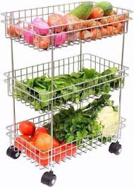 Import quality 3 tier trolley supplied by experienced manufacturers at global sources. 3d Metro Stainless Steel 3 Tier Fruits Vegetable Trolley Stainless Steel Kitchen Trolley Price In India Buy 3d Metro Stainless Steel 3 Tier Fruits Vegetable Trolley Stainless Steel Kitchen Trolley Online