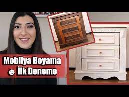 mobilya boyama ilk deneme mobilya boyama mobilya youtube