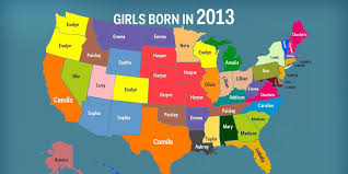 Unsurprisingly, the most popular name for girls in the country ― olivia ― also dominated on the state level, taking the top spot in 29 states and washington, d.c. The 27 Maps That Explain America Yellowstone National Park Most Popular Boys Names Popular Boy Names