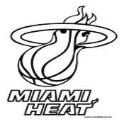 Miami Heat Coloring Page Nba Teams Coloring Pages With Images Miami Heat Logo Miami Heat Miami Heat Basketball